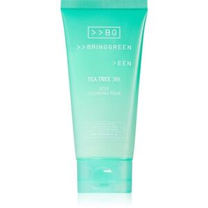 BRINGGREEN Tea Tree Cica Deep Cleansing Foam hloubkově čisticí pěna se zklidňujícím účinkem 120 ml obraz