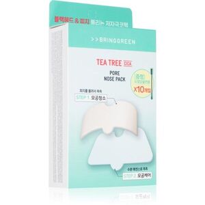 BRINGGREEN Tea Tree Cica Pore Nose Strip náplasti na problematickou pleť na nos 5 ks obraz