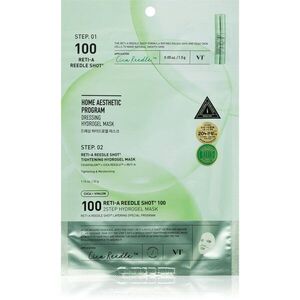 VT Cosmetics Cica Reti-A Reedle Shot 100 2Step Hydrogel Mask intenzivní hydrogelová maska pro vyhlazení pleti a minimalizaci pórů 34.5 g obraz