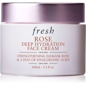 fresh Rose Deep Hydration Face Cream hydratační krém na obličej s kyselinou hyaluronovou 100 ml obraz