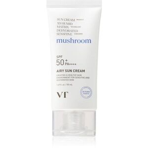 VT Cosmetics Mushroom Airy Sun Cream ochranný krém na obličej s hydratačním účinkem SPF 50+ 50 ml obraz
