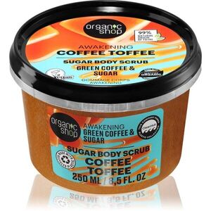 Organic Shop Coffee Toffee tělový peeling s povzbuzujícím účinkem 250 ml obraz