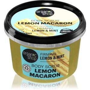 Organic Shop Lemon Macaron zpevňující tělový peeling 250 ml obraz
