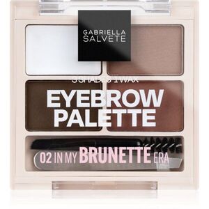 Gabriella Salvete Eyebrow Palette sada pro dokonalé obočí odstín 02 In My Brunette Era 5.2 g obraz