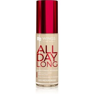 AA Wings of Color All Day Long Long Lasting Foundation dlouhotrvající make-up odstín 505 Medium Beige 30 ml obraz