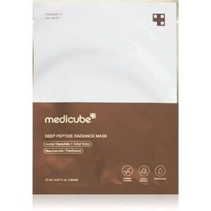 medicube Deep Peptide Radiance Mask hydratační plátýnková maska zvyšující elasticitu pleti 27 ml obraz