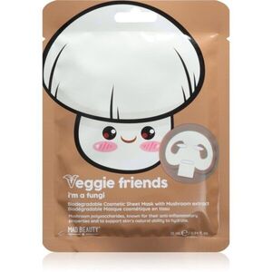 Mad Beauty Veggie Friends Mushroom plátýnková maska se zklidňujícím účinkem 25 ml obraz