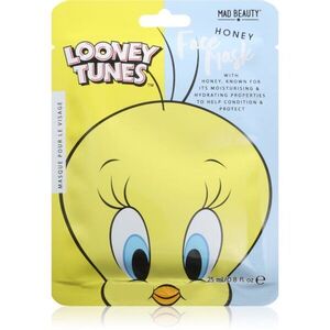 Mad Beauty Looney Tunes Tweety hydratační plátýnková maska se zklidňujícím účinkem 25 ml obraz