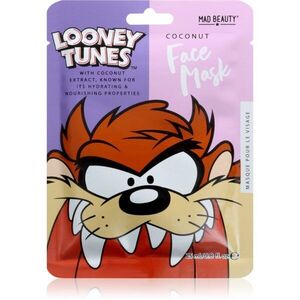 Mad Beauty Looney Tunes Taz hydratační plátýnková maska s antioxidačním účinkem 25 ml obraz