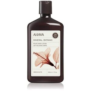 AHAVA Mineral Botanic Hibiscus & Fig sametové tělové mléko ibišek a fík 500 ml obraz