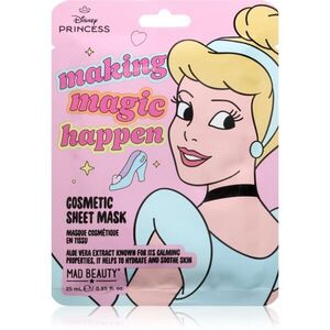 Mad Beauty Disney Princess Cinderella hydratační plátýnková maska 25 ml obraz