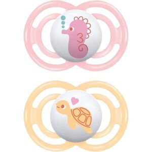 MAM Perfect 6m+ dudlík Pink/ Orange 2 ks obraz