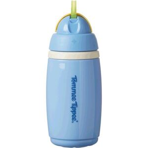 Tommee Tippee Active Cup hrnek s brčkem Blue 12m+ 1 ks obraz