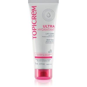 Topicrem UH BODY Ultra-Moisturizing Body Milk hloubkově hydratační tělové mléko pro suchou a citlivou pokožku 75 ml obraz
