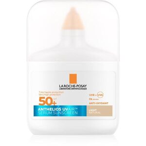 La Roche-Posay Anthelios UV Air Serum Sunscreen ochranné sérum pro všechny typy pleti SPF 50+ Light Natural 50 ml obraz