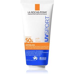 La Roche-Posay Anthelios UV Sport Sweat & Wet Pro-Resistance Lotion voděodolný ochranný krém pro sportovce SPF 50+ 200 ml obraz