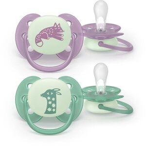 Philips Avent Ultrasoft Night SCF094/04 6-18m dudlík Neutral 2 ks obraz