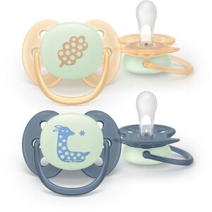 Philips Avent Ultrasoft Night SCF094/03 6-18m dudlík Neutral 2 ks obraz