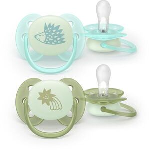 Philips Avent Ultrasoft Night SCF094/01 0-6m dudlík Neutral 2 ks obraz