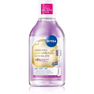 NIVEA Luminous Skin Glow čisticí micelární voda pro rozjasnění pleti 400 ml obraz