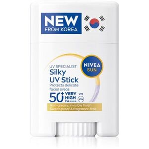 NIVEA SUN Silky UV Stick opalovací krém v tyčince SPF 50+ 15 g obraz