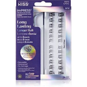 KISS imPRESS LongLasting samolepící trsové řasy 01 20 ks obraz