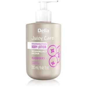 Delia Cosmetics Juicy Care Blueberry regenerační tělové mléko 280 ml obraz