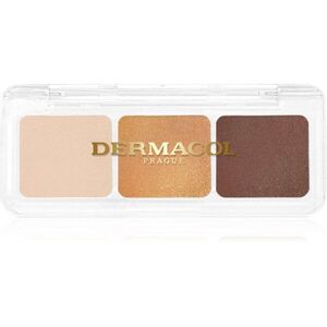 Dermacol Compact Trio paletka očních stínů odstín 3 Golden Sands 4.2 g obraz
