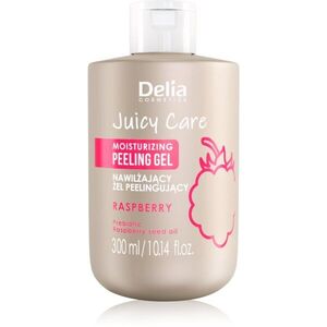 Delia Cosmetics Juicy Care Raspberry hydratační tělový peeling 300 ml obraz