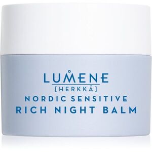 Lumene Nordic Sensitive [HERKKÄ] Rich Night Balm zklidňující noční balzám pro citlivou pleť 50 ml obraz