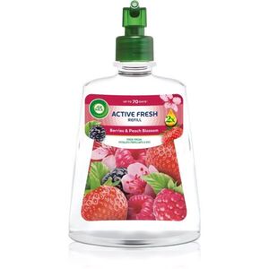 Air Wick Active Fresh Berries & Peach Blossom osvěžovač vzduchu – náhradní náplň 228 ml obraz