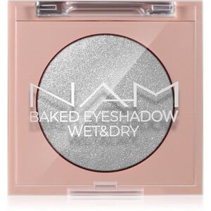 NAM Baked Eyeshadow třpytivé oční stíny odstín 02 Silver Lining 4 g obraz
