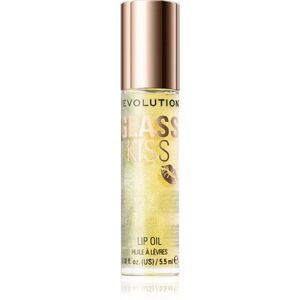 Revolution Glass Kiss třpytivý olej na rty odstín Stardust Lemon 5.5 ml obraz