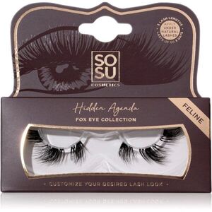 SOSU Cosmetics Hidden Agenda Fox Eye Collection umělé řasy odstín Feline 1 ks obraz