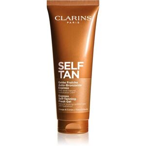 Clarins Self Tan Express Self-Tanning Fresh Gel samoopalovací gel s hydratačním účinkem 125 ml obraz