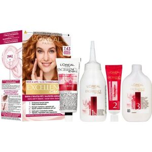 L’Oréal Paris Excellence Creme barva na vlasy odstín 7.43 Blonde Copper 1 ks obraz