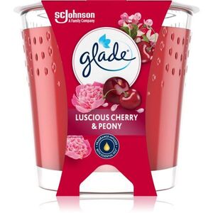 GLADE Luscious Cherry & Peony vonná svíčka 112 g obraz