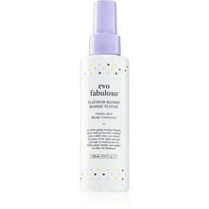 EVO Fabuloso Platinum Blonde Ton Mist sprej na vlasy neutralizující žluté tóny 140 ml obraz