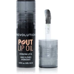 Revolution Pout Lip olej na rty s hydratačním účinkem odstín Midnight Black 4.6 ml obraz