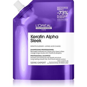 L’Oréal Professionnel Serie Expert Keratin Alpha Sleek šampon pro hladký vzhled vlasů Refill 500 ml obraz