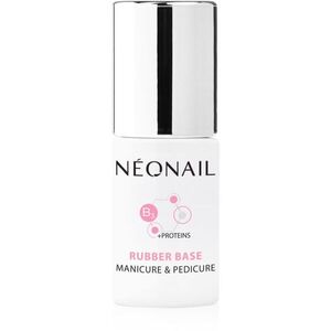 NEONAIL Manicure & Pedicure Rubber Base podkladový lak pro gelové nehty s proteinem 7, 2 ml obraz
