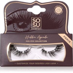 SOSU Cosmetics Hidden Agenda Fox Eye Collection umělé řasy odstín Fierce 1 ks obraz