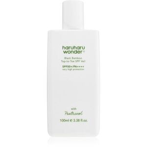 Haruharu Wonder Black Bamboo Top-to-Toe SPF Veil lehký ochranný fluid na tělo a obličej SPF 50+ 100 ml obraz