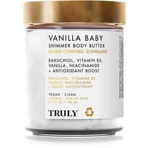 Truly Vanilla Baby intenzivně hydratační tělové máslo s perleťovým leskem 198 ml obraz