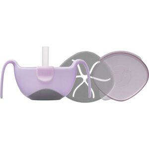 b.box 3 in 1 Bowl & Straw miska s brčkem Strawberry 250 ml obraz