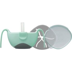 b.box 3 in 1 Bowl & Straw miska s brčkem Pisctachio 250 ml obraz