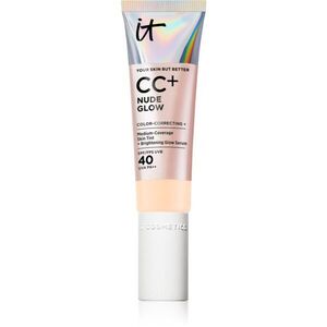 IT Cosmetics Your Skin But Better CC + Nude Glow CC krém pro rozjasnění pleti SPF 40 Fair Biege 32 ml obraz