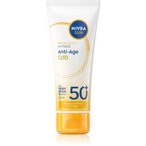 NIVEA SUN Anti-Age Q10 pleťový krém na opalování s protivráskovým účinkem SPF 50+ 40 ml obraz