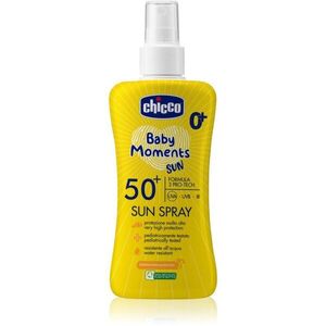 Chicco Baby Moments Sun opalovací sprej pro děti SPF 50+ 0 m+ 150 ml obraz