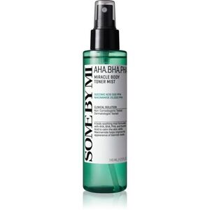Some By Mi AHA∙BHA∙PHA 30 Days Miracle Body Toner Mist tělová mlha pro citlivou a problematickou pokožku 140 ml obraz